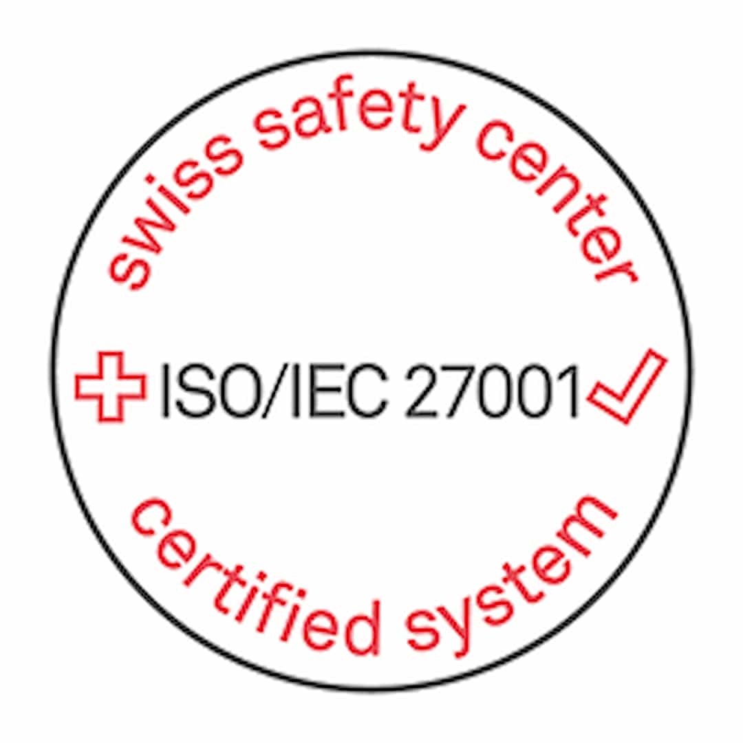 Wir sind ISO 27001 zertifiziert. 