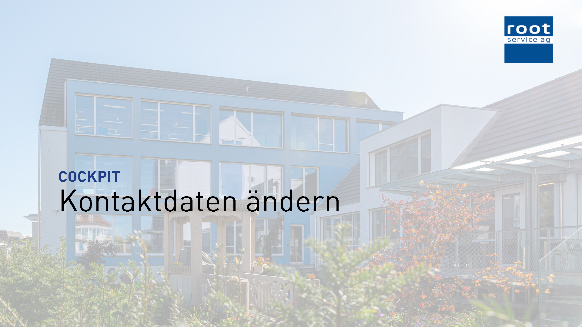 Kontaktdaten ändern