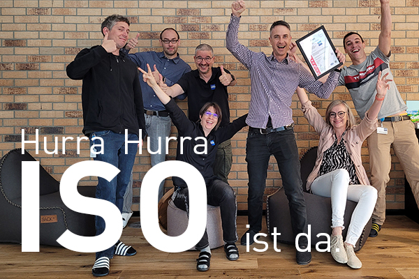 Hurra hurra, ISO ist da.
