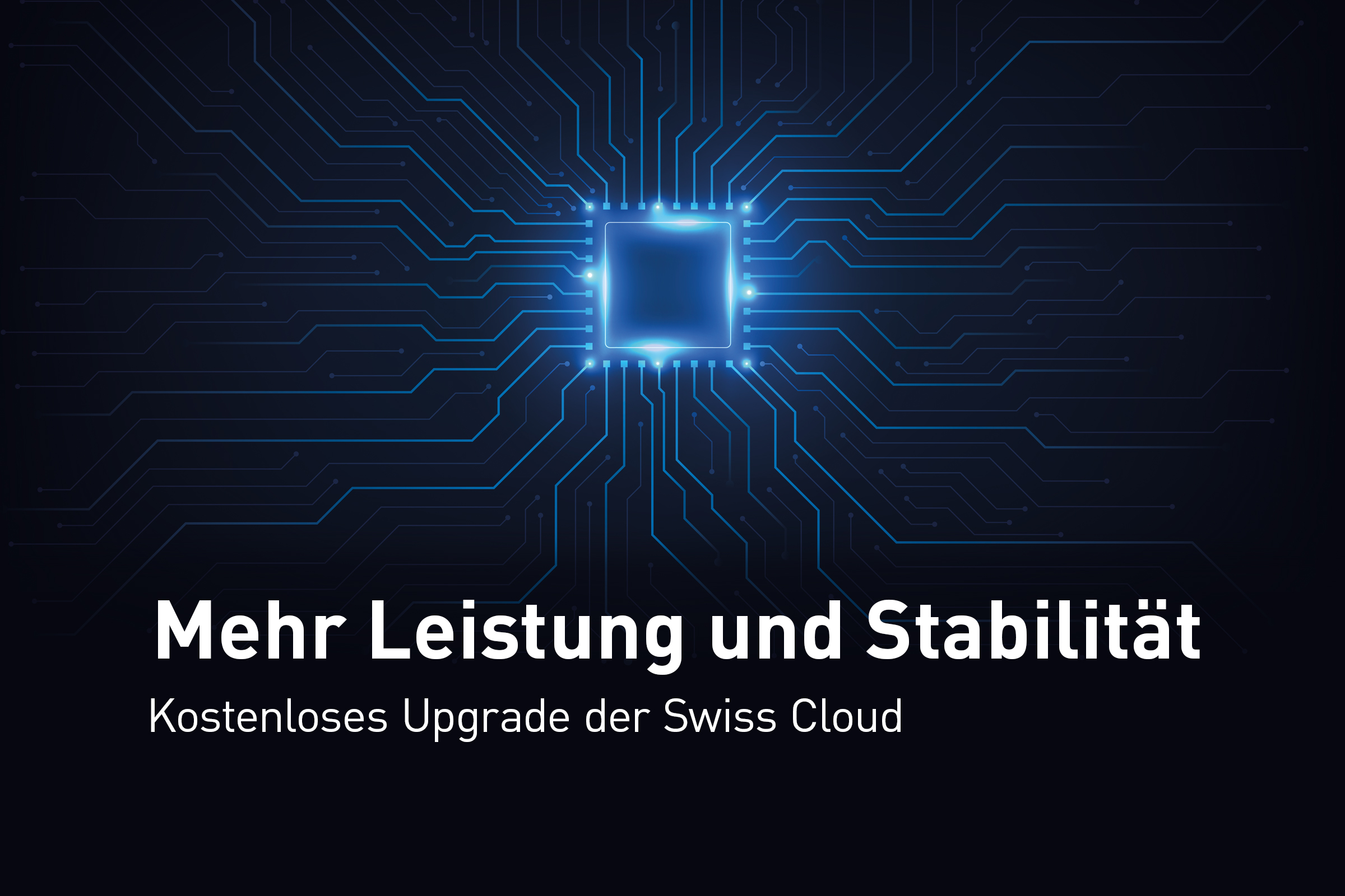 Kostenloses Upgrade für Ihre Swiss Cloud