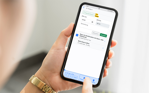 Perigon FamilyCare Pflegeaufgaben erledigen